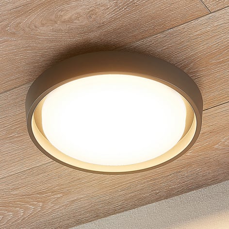 LED-Außendeckenleuchte Birta, rund, 27 cm