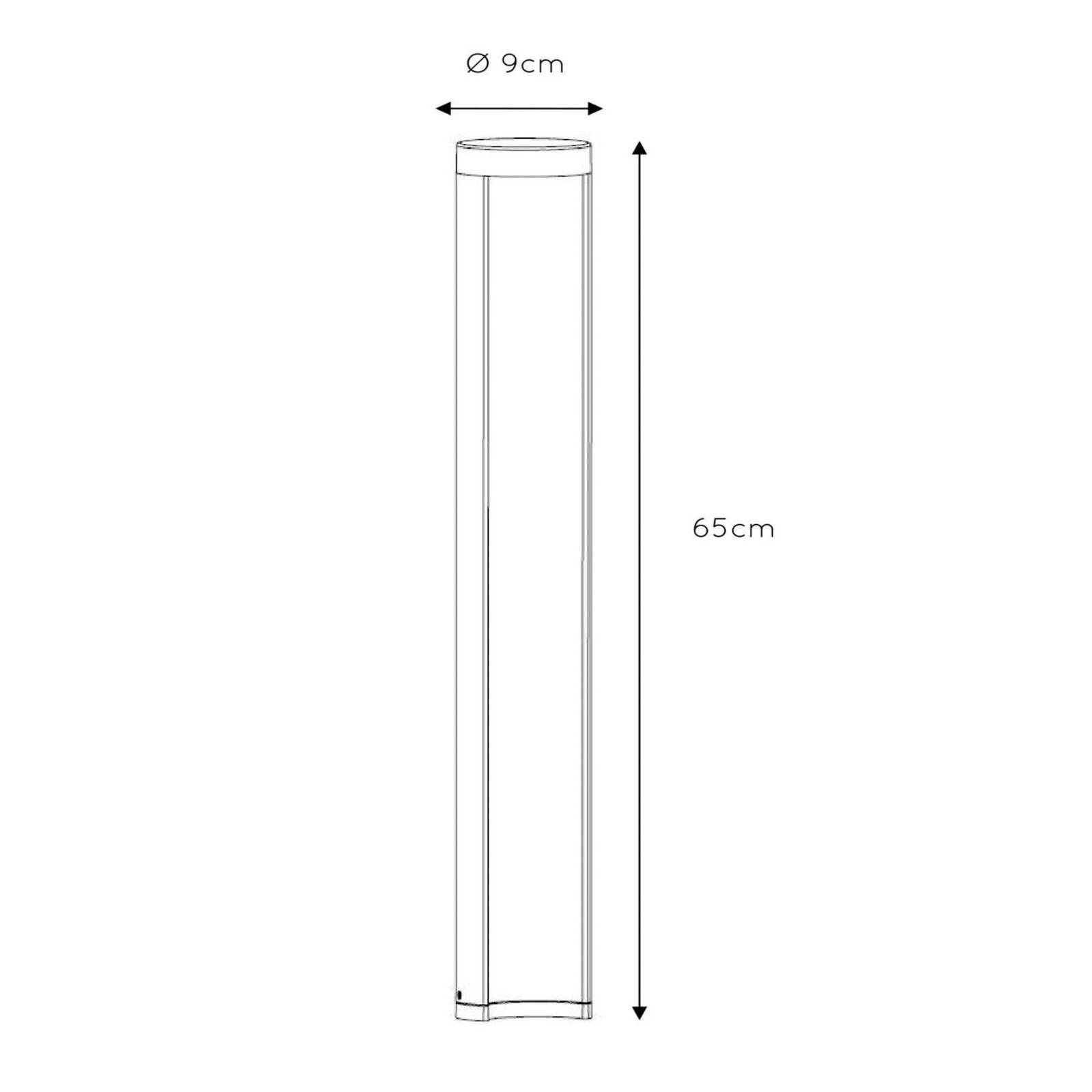 Słupek oświetleniowy LED Combo, czarny, 65 cm, aluminium, IP54