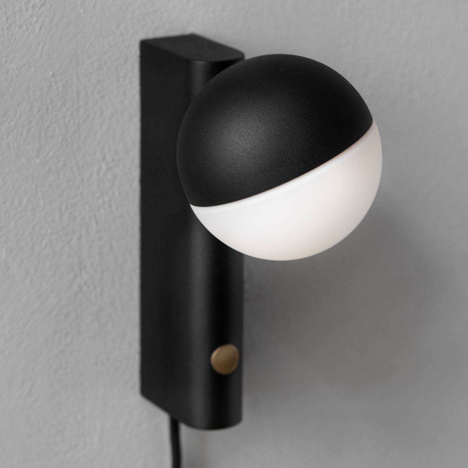 Northern Balancer mini LED wandlamp, zwart
