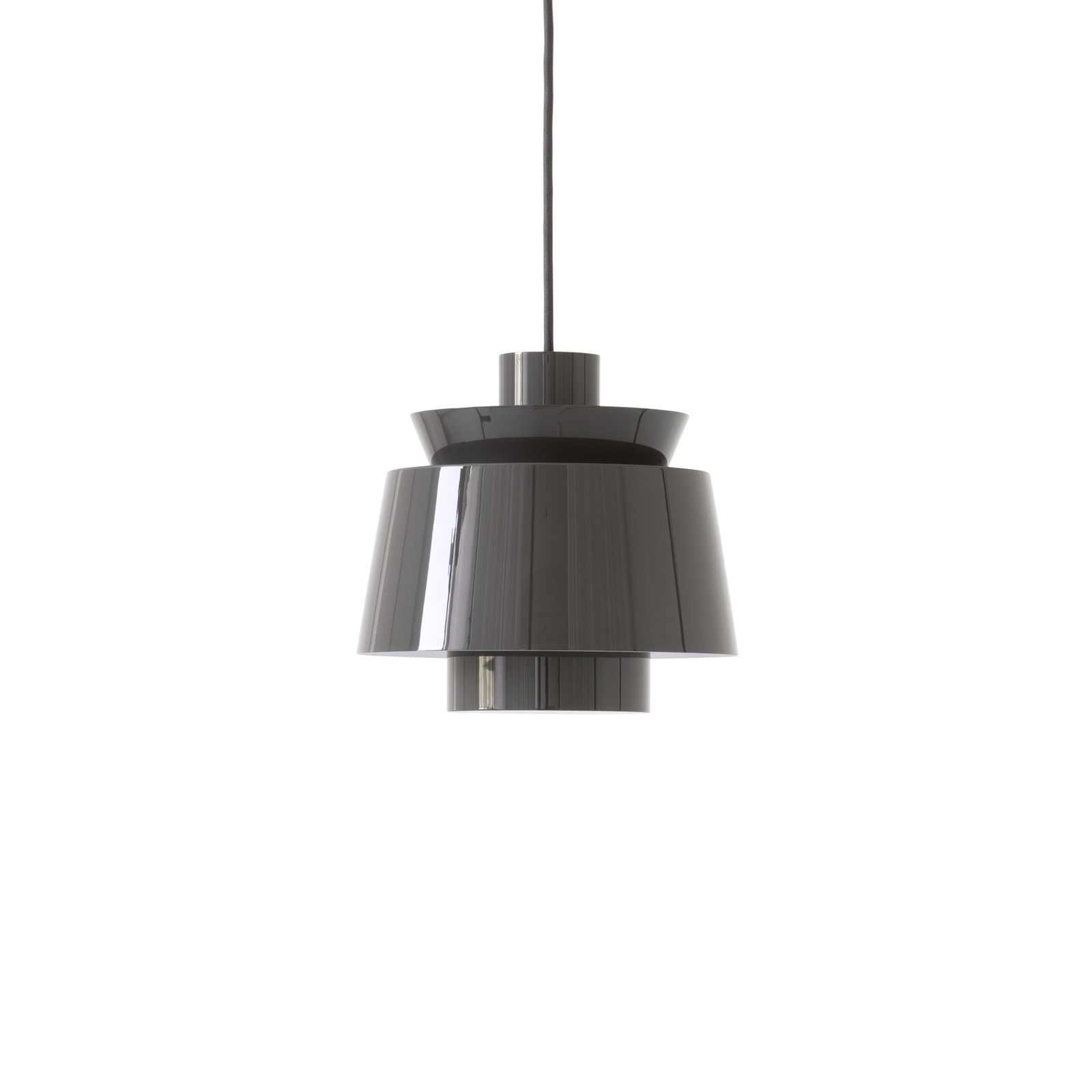 Suspension Utzon JU1, Ø 22 cm, gris pierre - &TRADITION