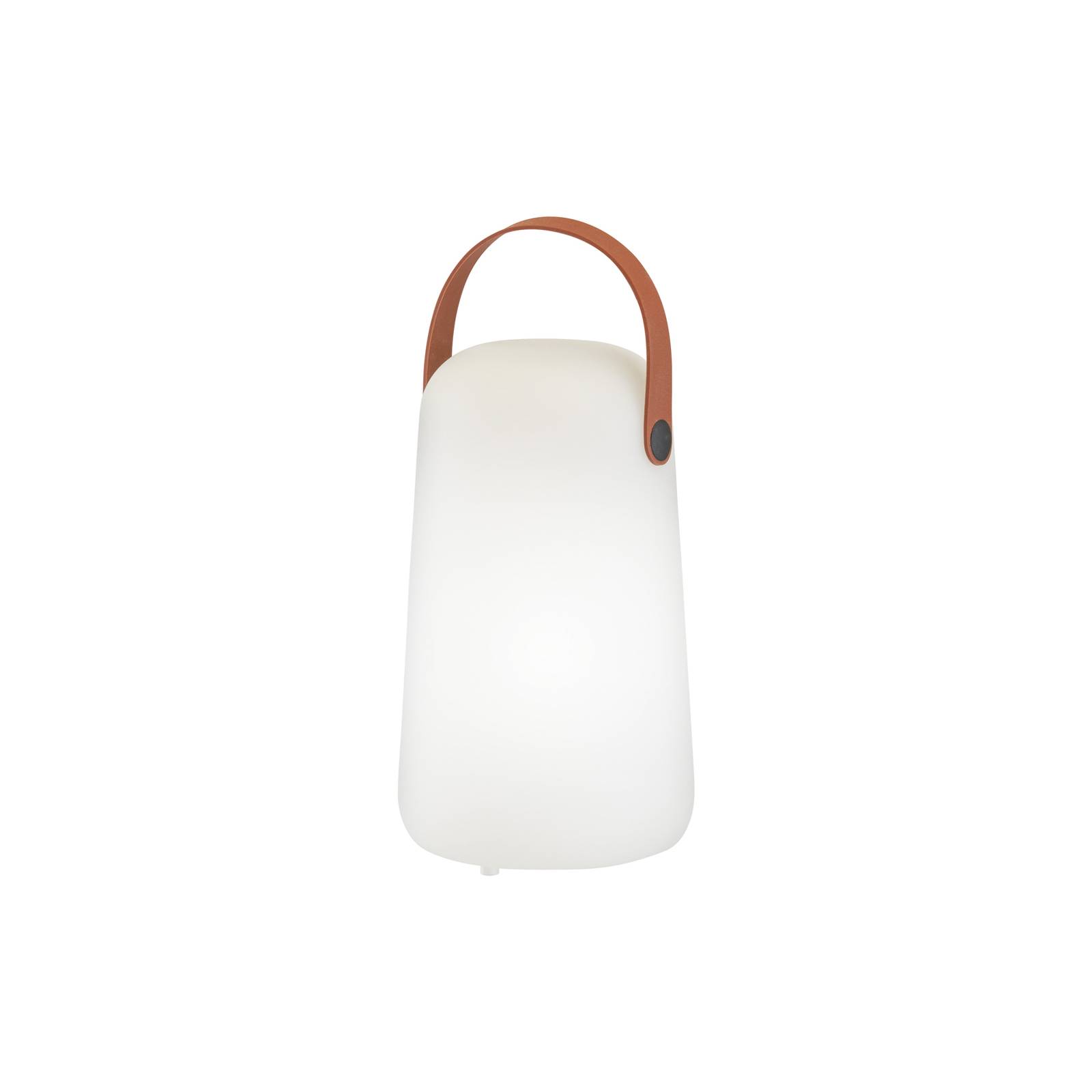 LED-Akku-Tischleuchte Collgar, weiß, Höhe 21 cm