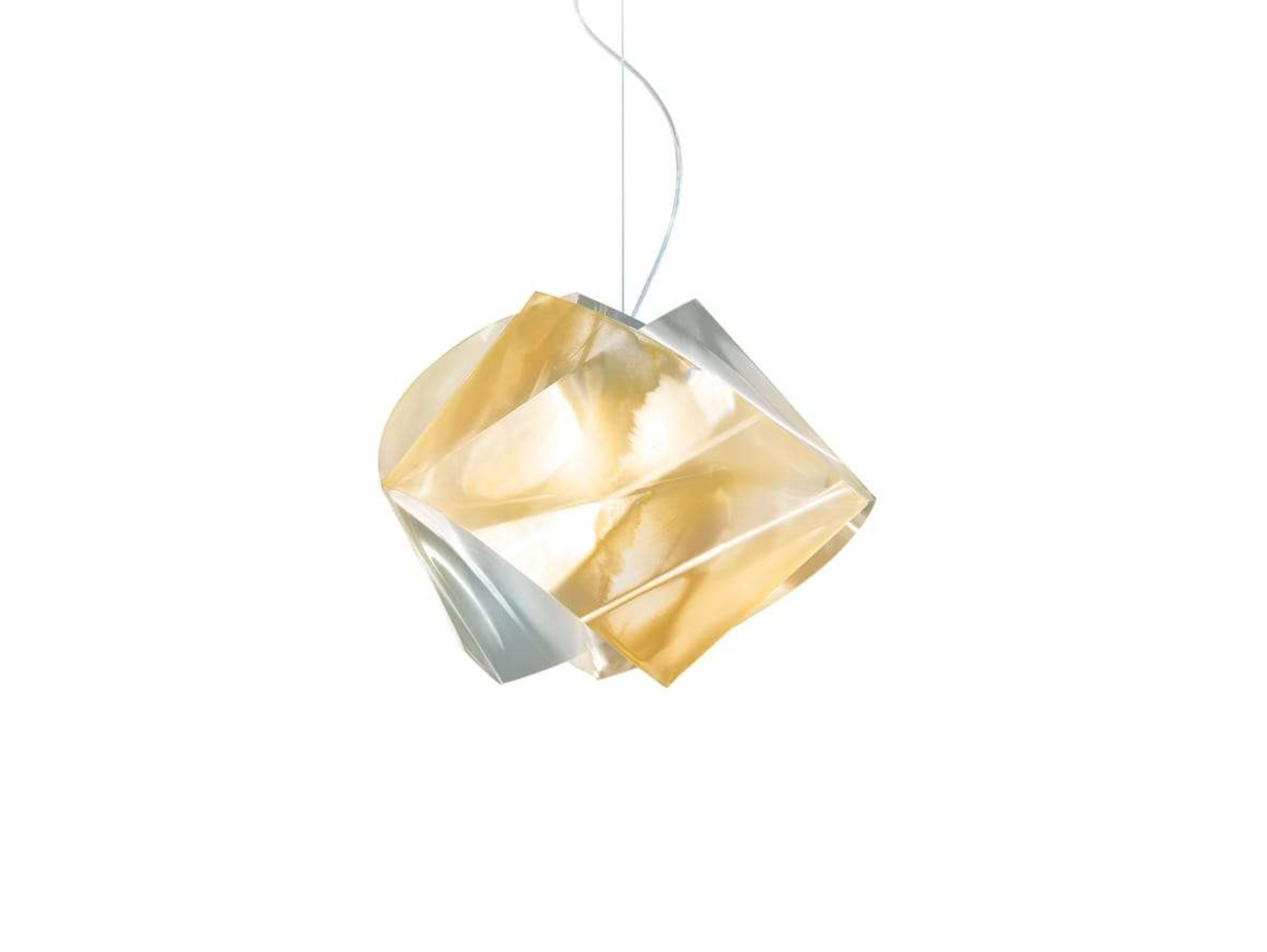 Gemmy Pendelleuchte Prism/Gold - SLAMP