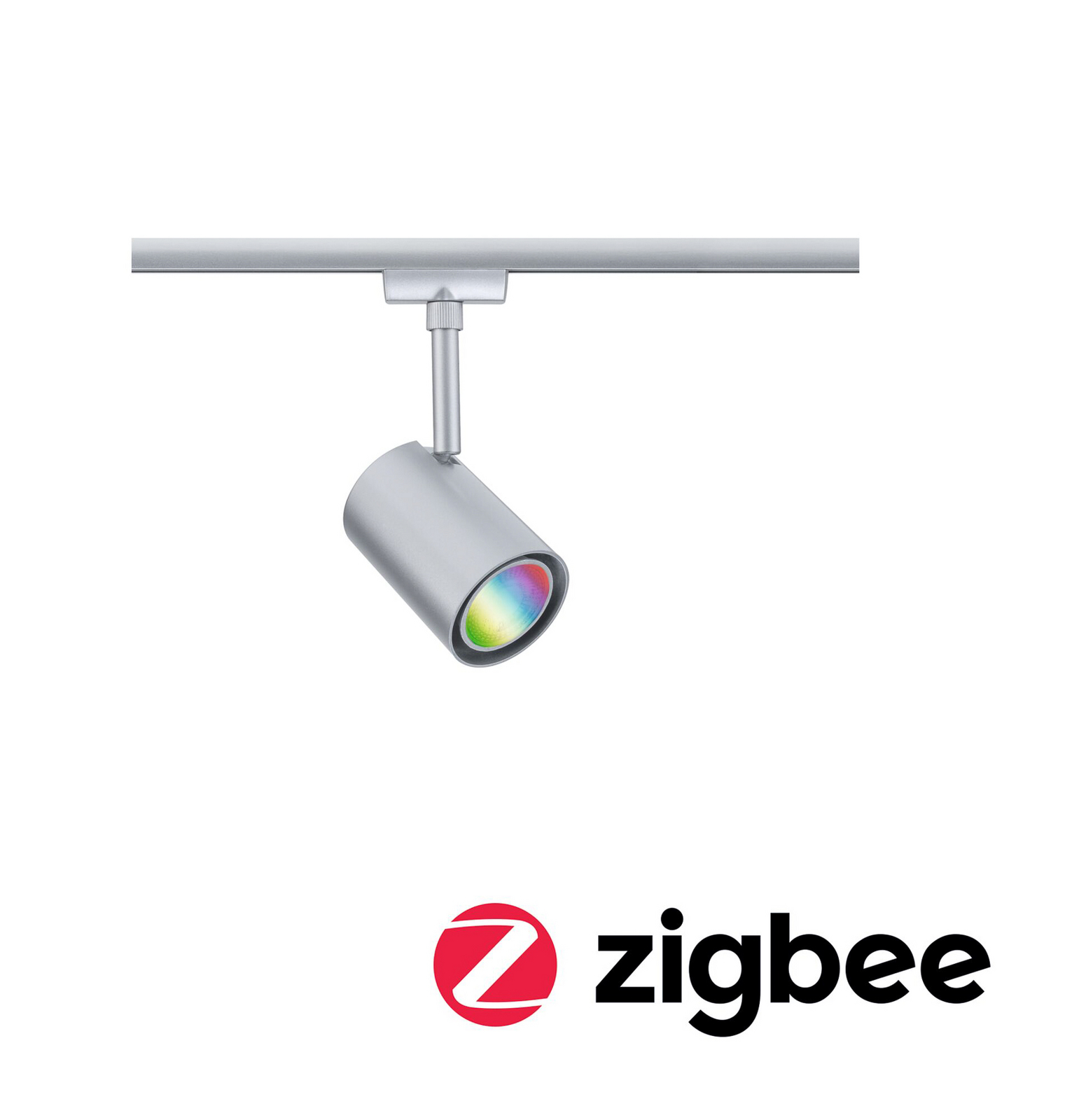 Paulmann URail Spot LED sur rail Luxe Zigbee chrome mat GU10