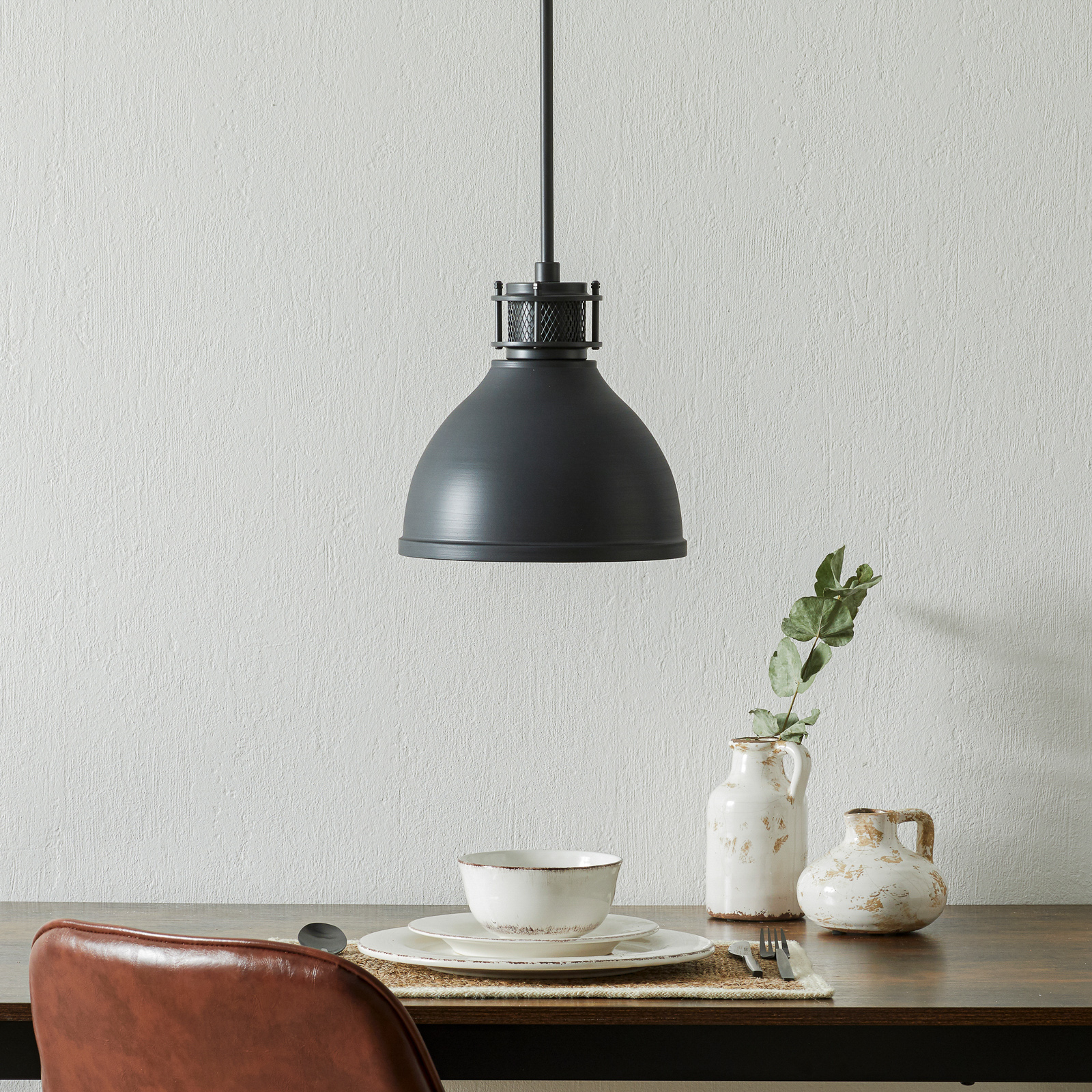 Westinghouse 6326840 hengelampe, svart - Sort