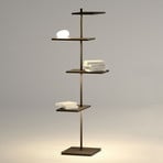 Suite LED-Stehleuchte, braun, 133 cm - Vibia