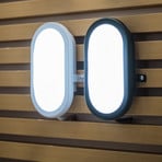 OSRAM LED-Außenwandleuchte BULKHEAD, Kunststoff, IP54
