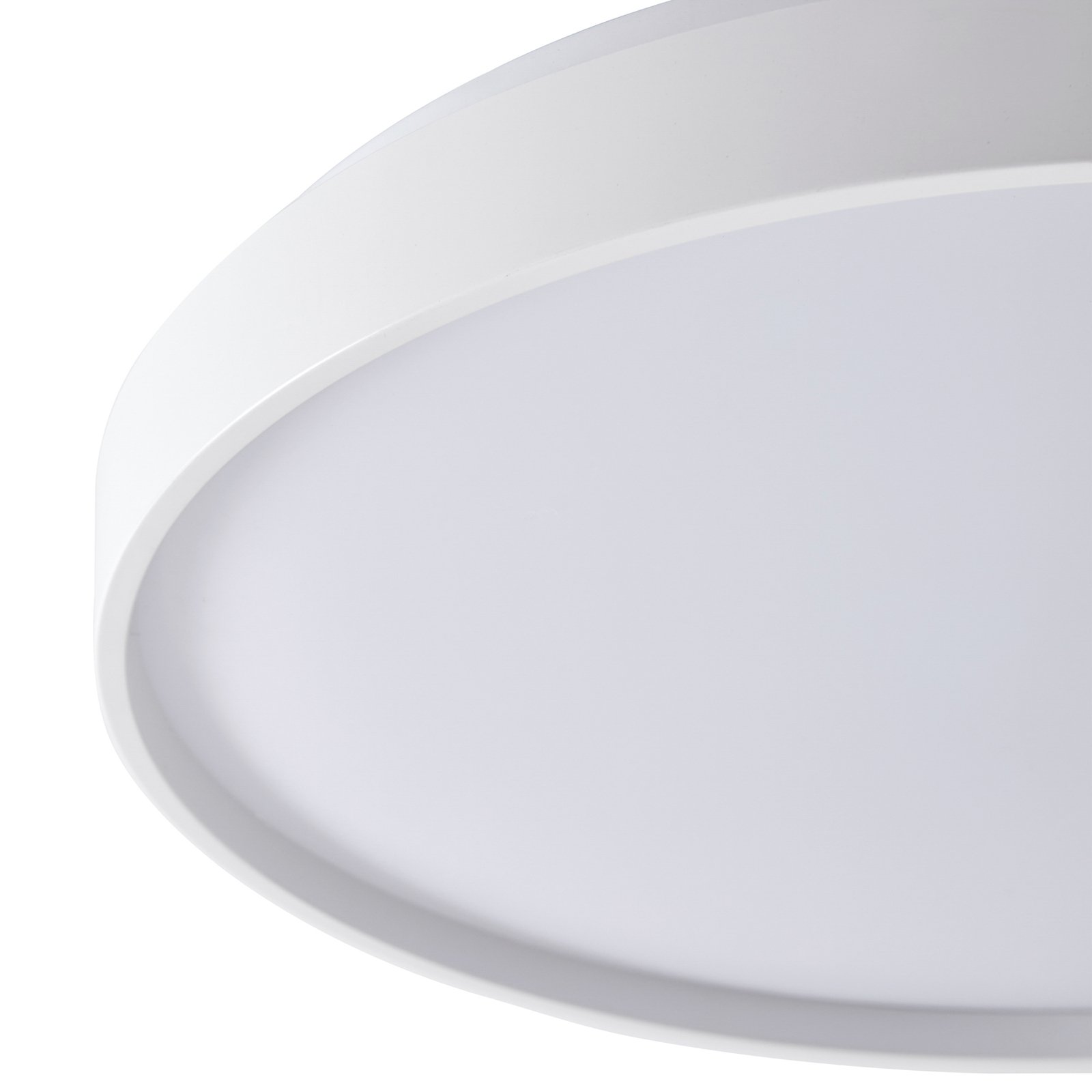 Lindby Smart LED-Deckenlampe Mirren, weiß, Metall, CCT, Tuya