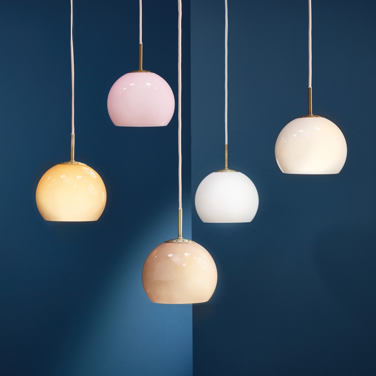 Ball Glass Hanglamp Ø18 Cappuccino - Frandsen