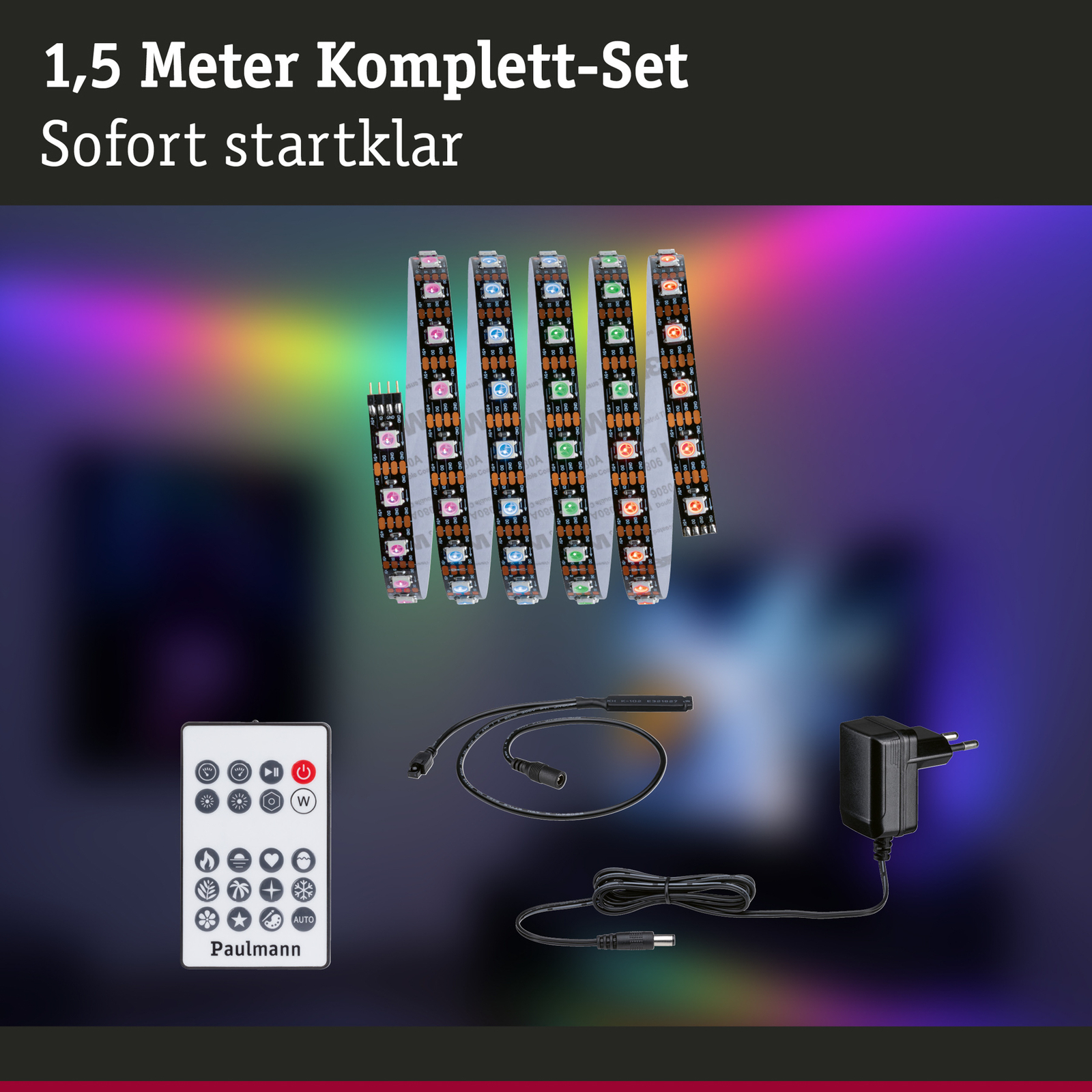 Paulmann EntertainLED LED strip, RGB, Set, 1.5m