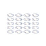 Paulmann upotettava spotti FIXEDLED valkoinen 8 cm 830 on/off 20-kertainen