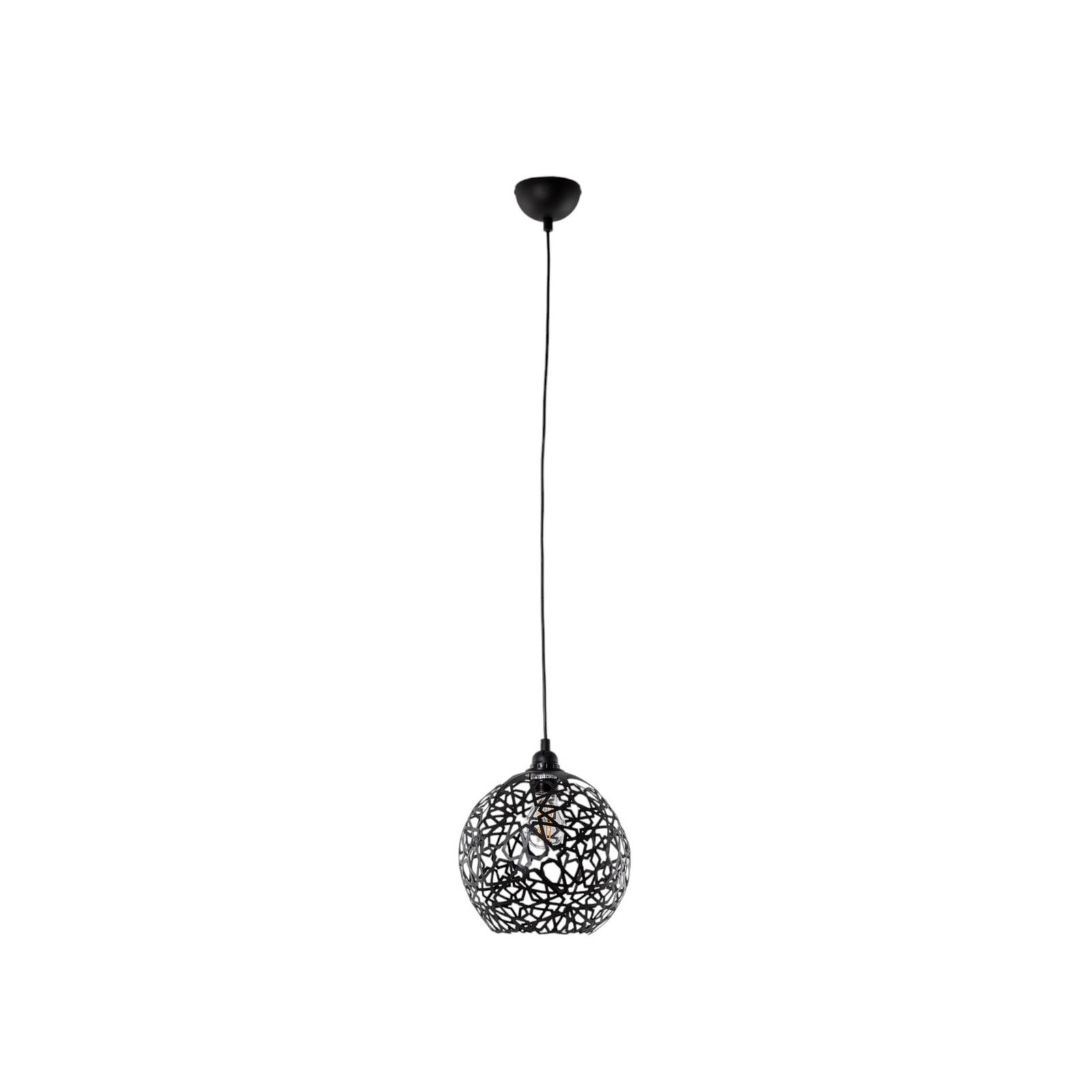 Hanglamp Fellini MR-785 1-lamp Ø 25cm zwart