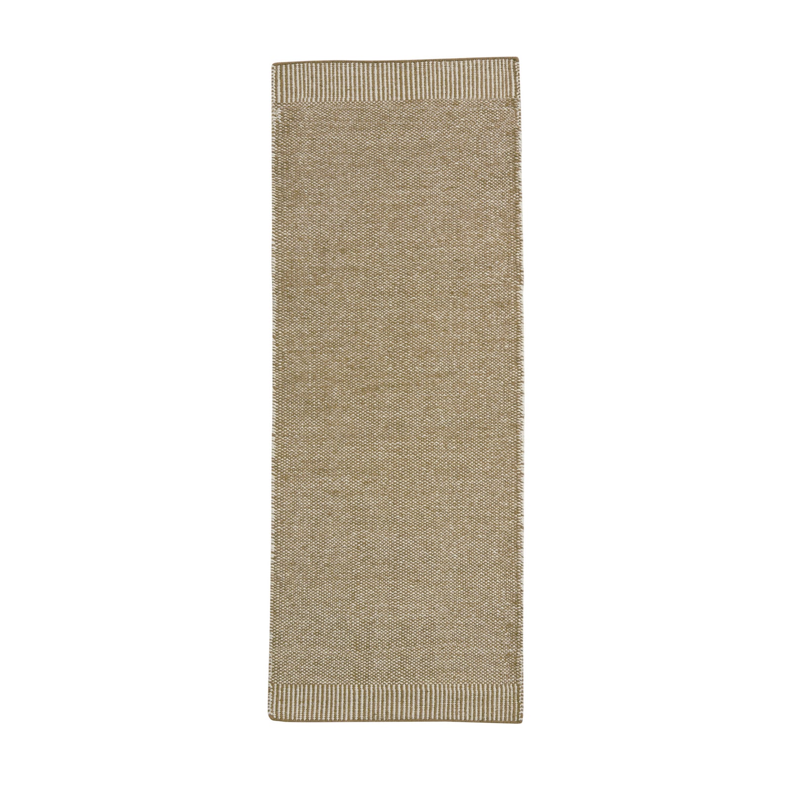 Tapis Rombo, marron, 75 cm x 200 cm, laine - Woud Tapis Rombo, marron, 75 cm x 200 cm, laine - Woud