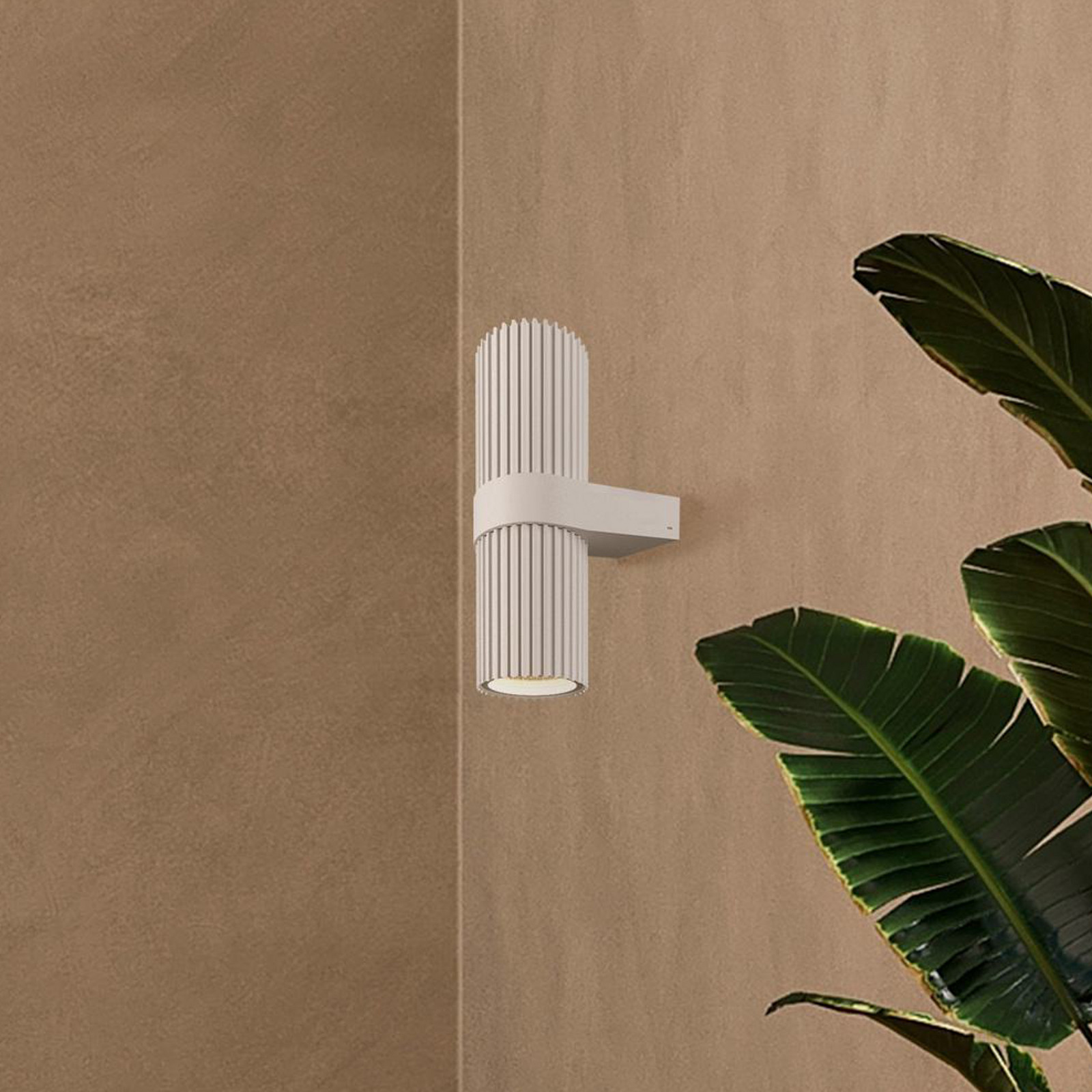 Maytoni Aplică de perete DYNAMICS albă înălțime 23 cm metal sus/jos - Camera de zi / sufragerie - Modern - Aluminiu