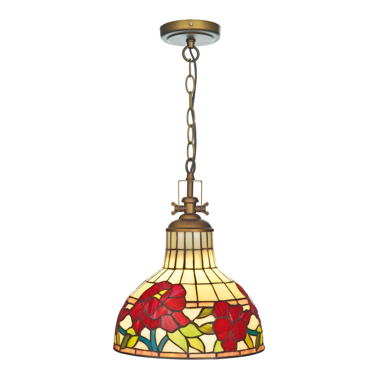 Mooie hanglamp Yria in Tiffany-stijl