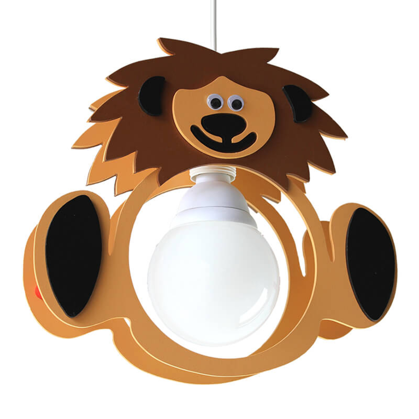 Závesná lampa do detskej izby lev Leo