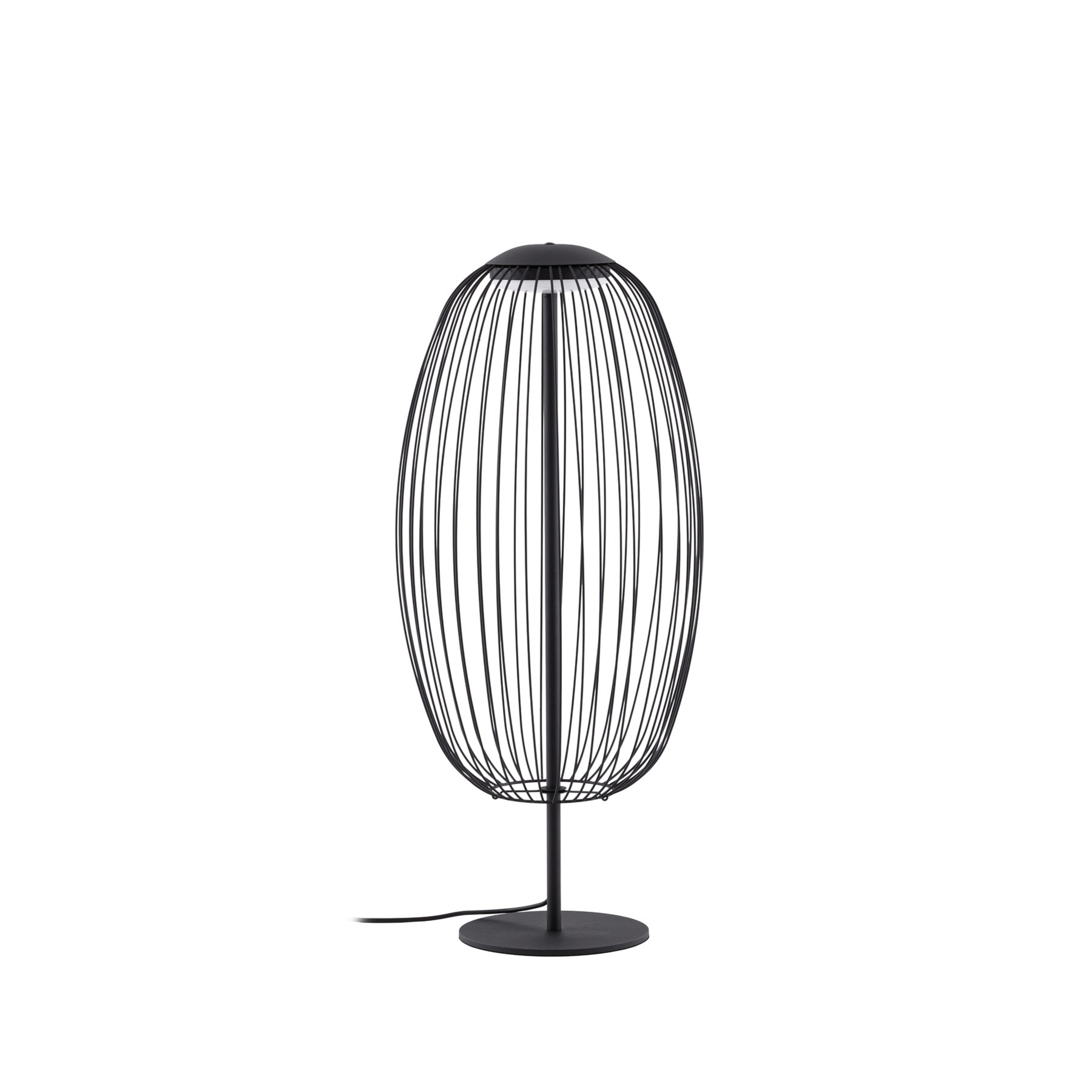 Lampada da terra da esterno a LED Richi, altezza 90 cm, nera, IP44, metallo -