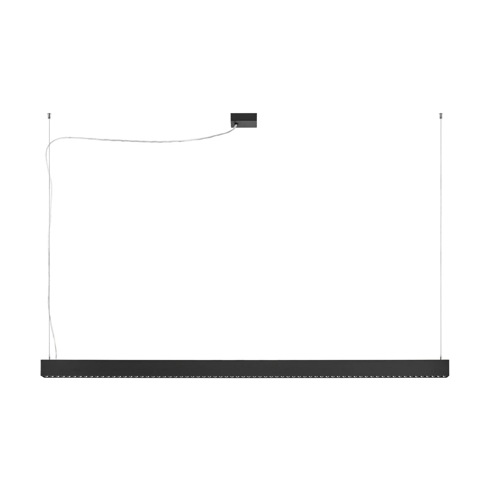 LED-Hängelampe PERFORA PROLINE XL schwarz 159cm DALI up/down