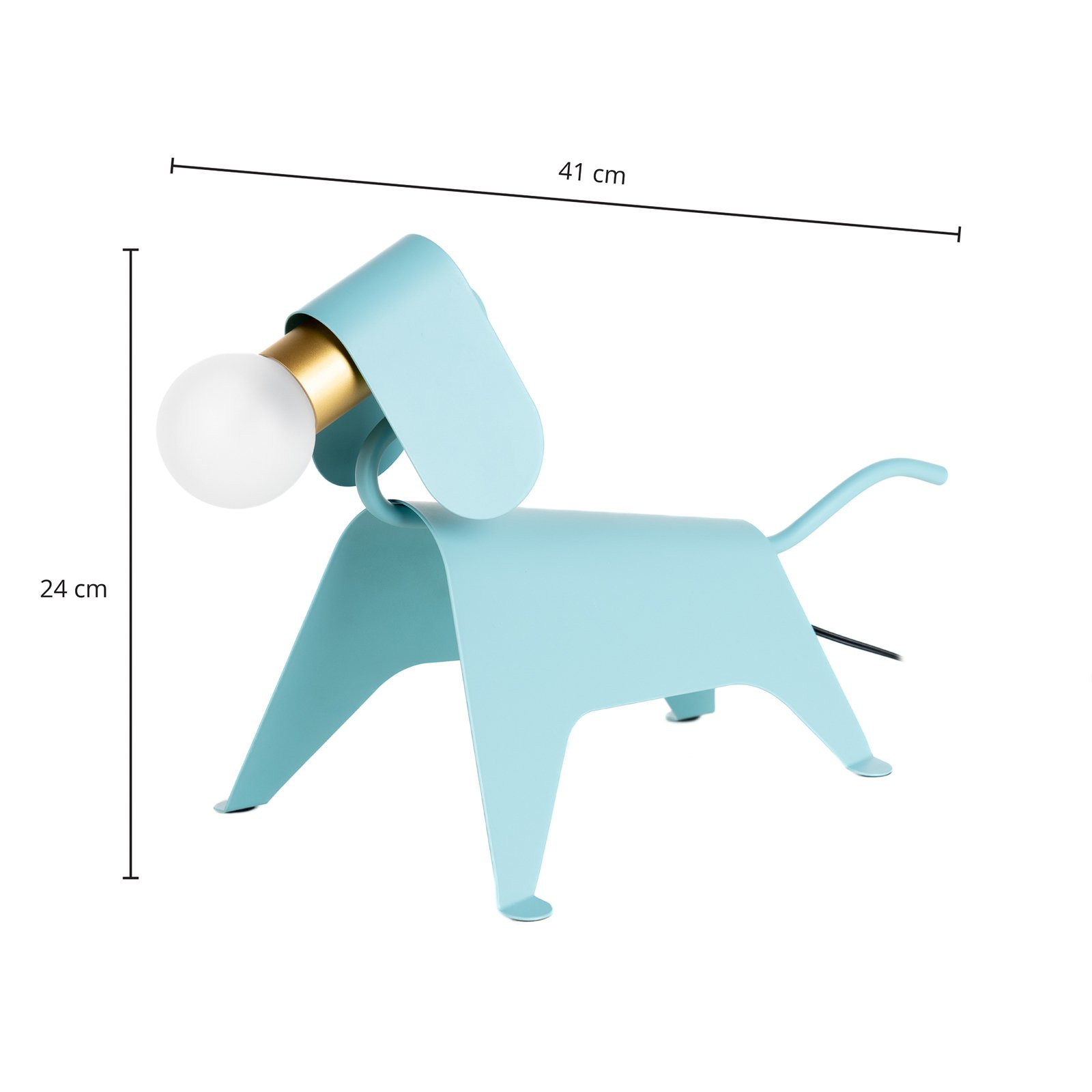 Idalina Bordlampe Dog Blue - Lucande