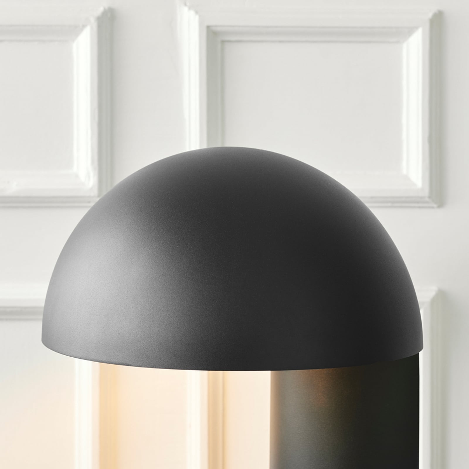 Leery Tischlampe, schwarz, Höhe 40 cm, Stahl, E27 - Gejst