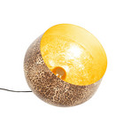 KARE vloerlamp All, bruin, staal, Ø 35 cm, E27