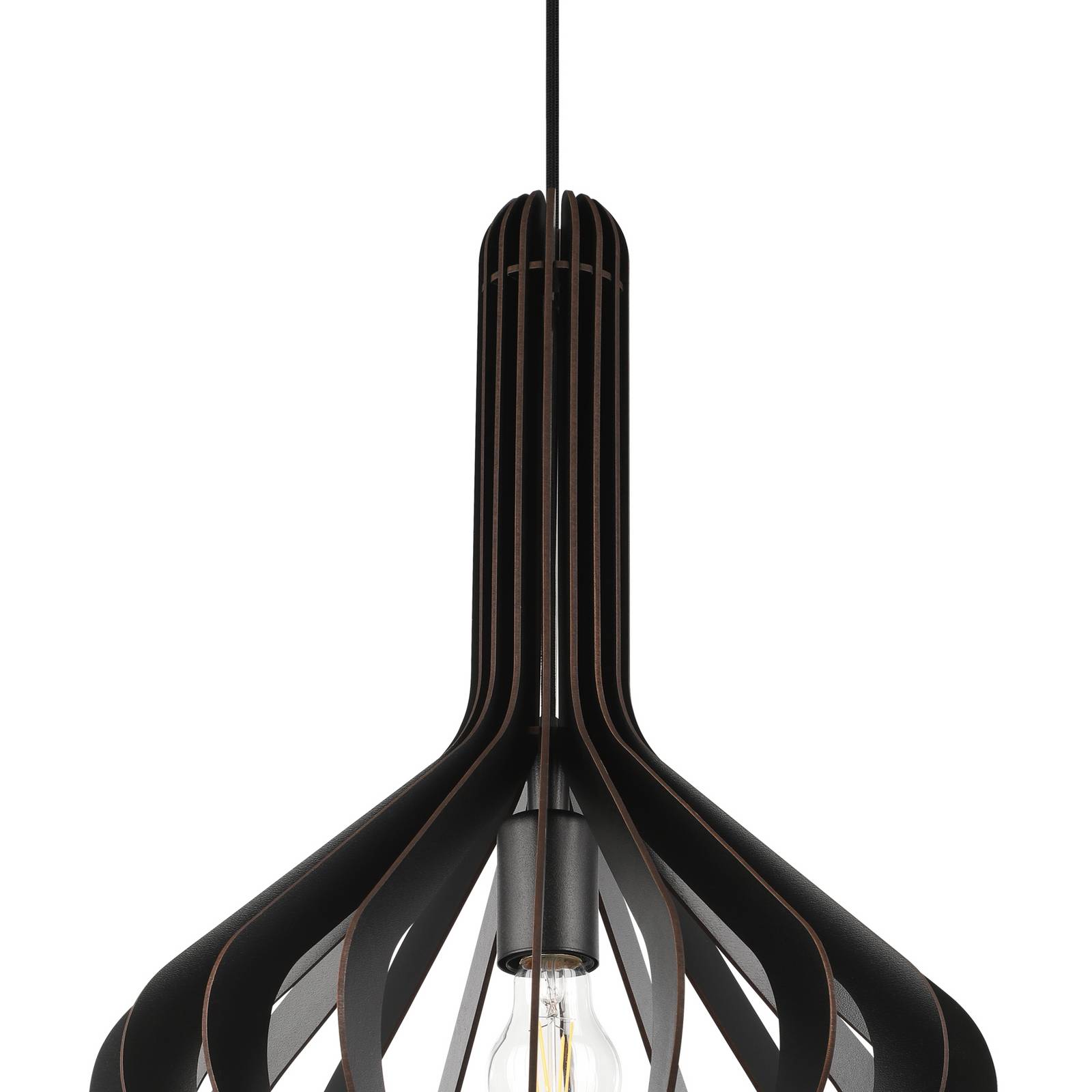 Lampa wisząca Velasco w kolorze czarnym, Ø 38 cm