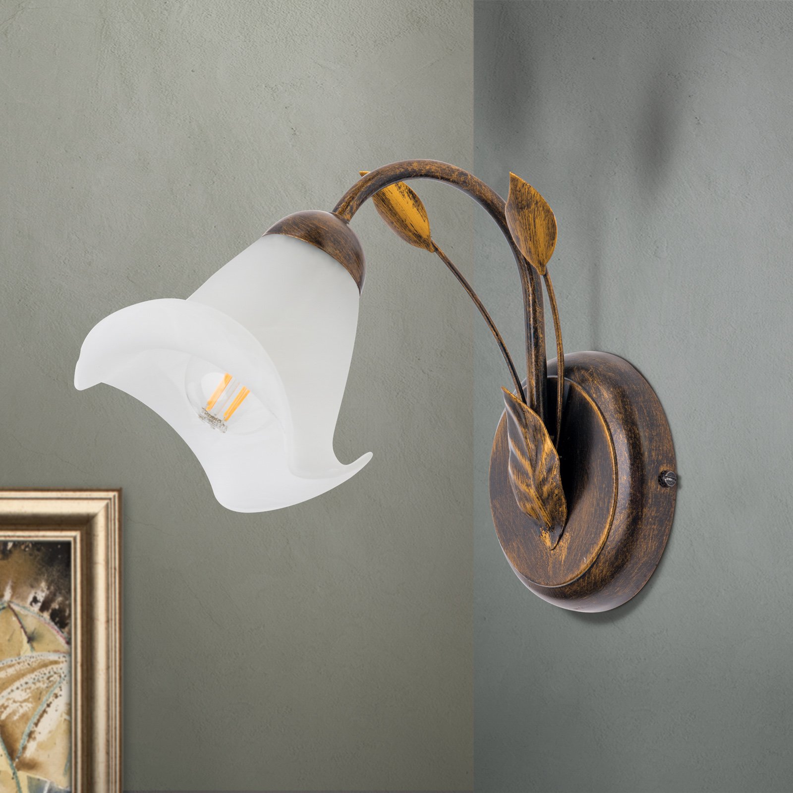 Wandlamp Sisi, Florentijnse stijl, antiek