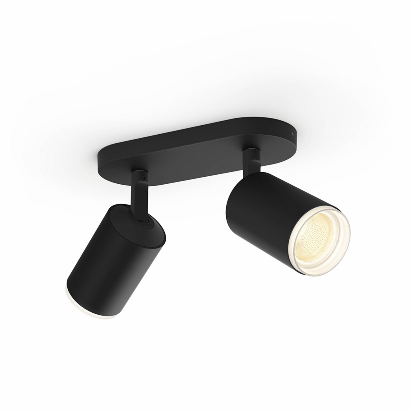 Fugato Spot 2 Plafonieră Bluetooth White/Color Amb. Black - Philips Hue