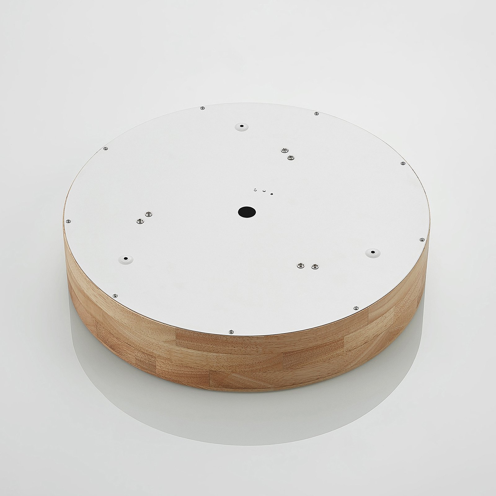 Tanju Candeeiro de Tecto Ø40 Wood/White - Lindby