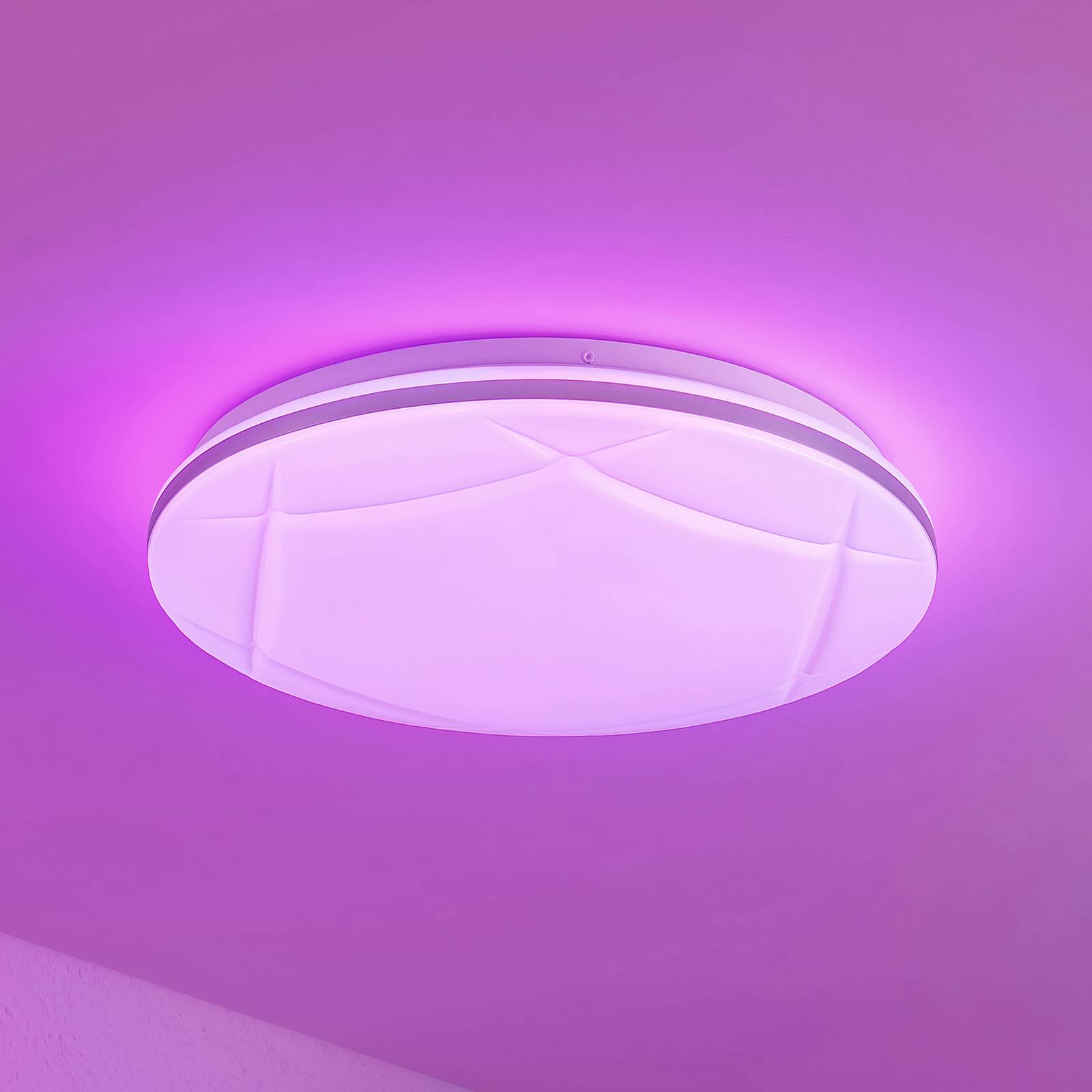 Lindby Favoria LED plafondlamp, RGBW, CCT, 39 cm