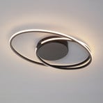 LED plafondlamp Ophelia, zwart