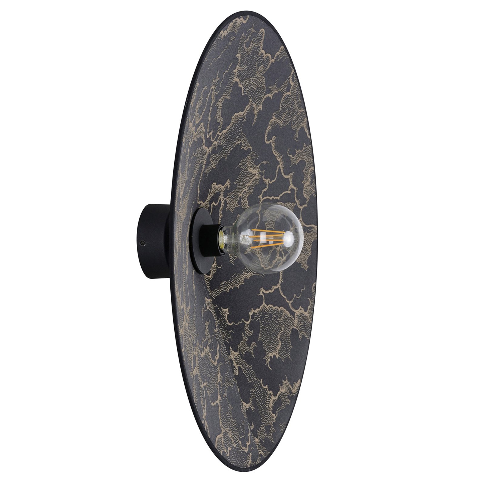 Gatsby Wandleuchte kumo schwarz Ø 60cm - MARKET SET Gatsby Wandleuchte kumo schwarz Ø 60cm - MARKET SET