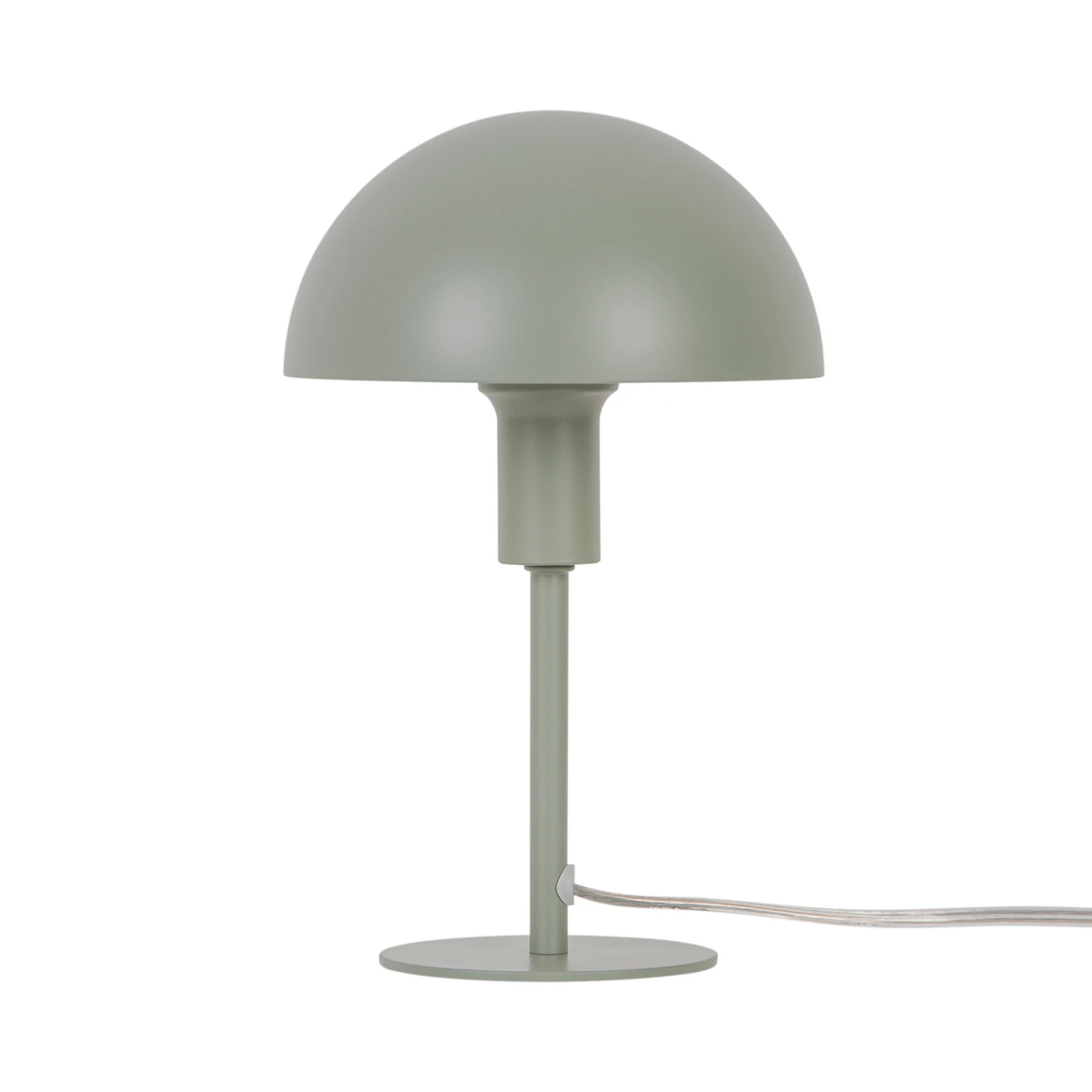 Stolová lampa Ellen Mini z kovu, prachovo zelená