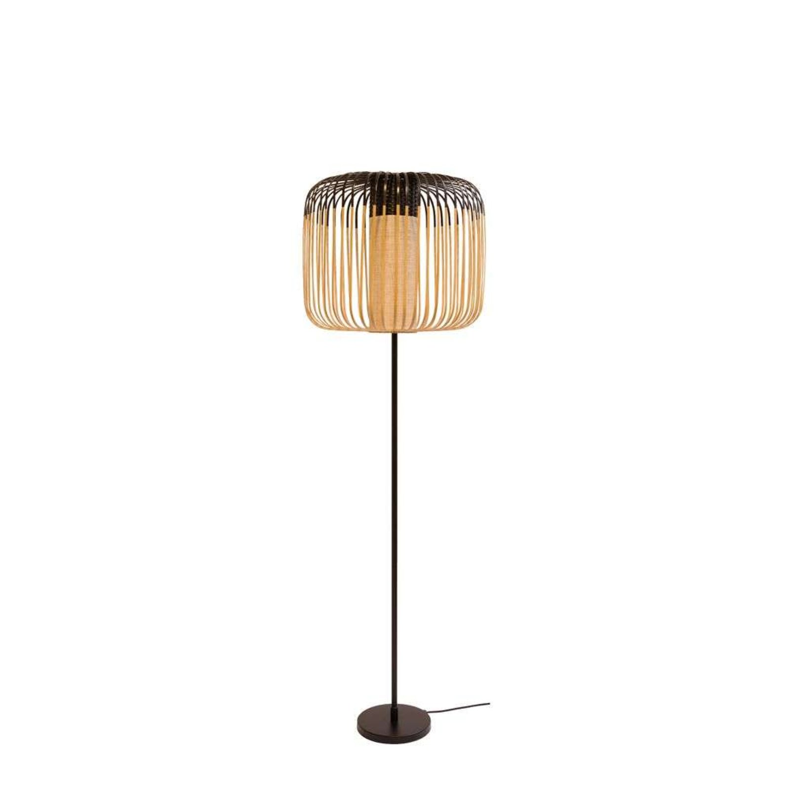 Bamboo Golvlampa Black - Forestier