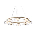 Blossi 8 Lustr Nordic Gold/Clear - Nuura