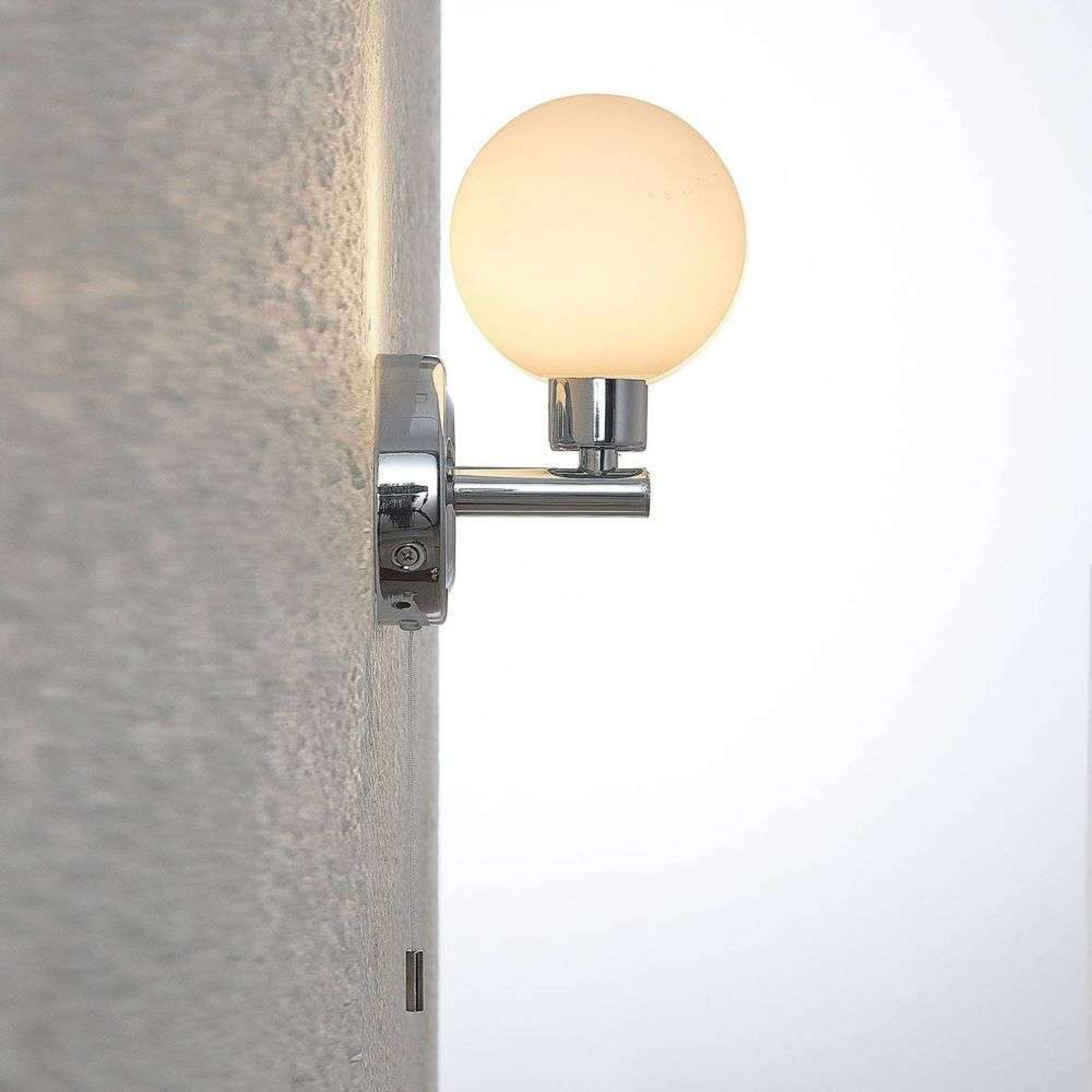 Zaniba Wall Lamp Chrome - Lindby