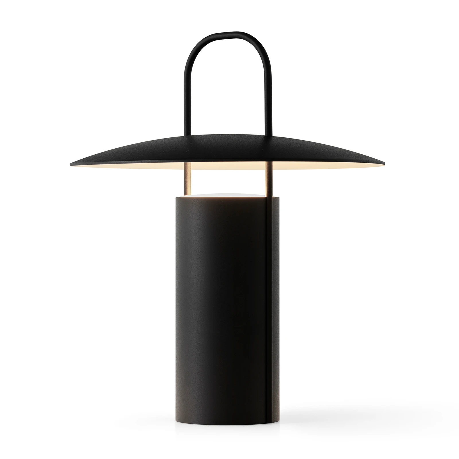 Audo Ray LED galda lampa, portatīva, melna