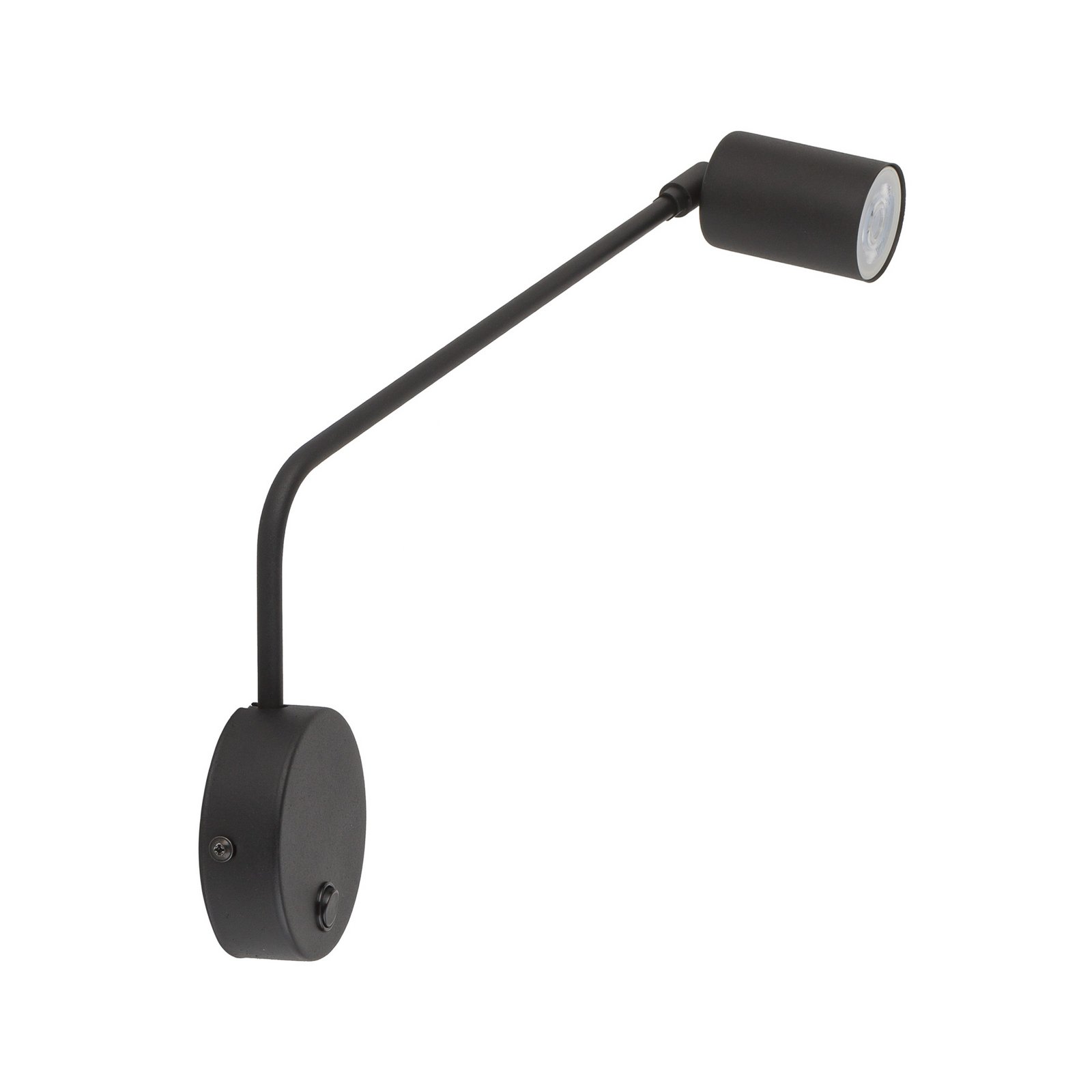 Nex fali világítás, fekete, fém, magasság 27 cm, GU10 Nex fali világítás, fekete, fém, magasság 27 cm, GU10