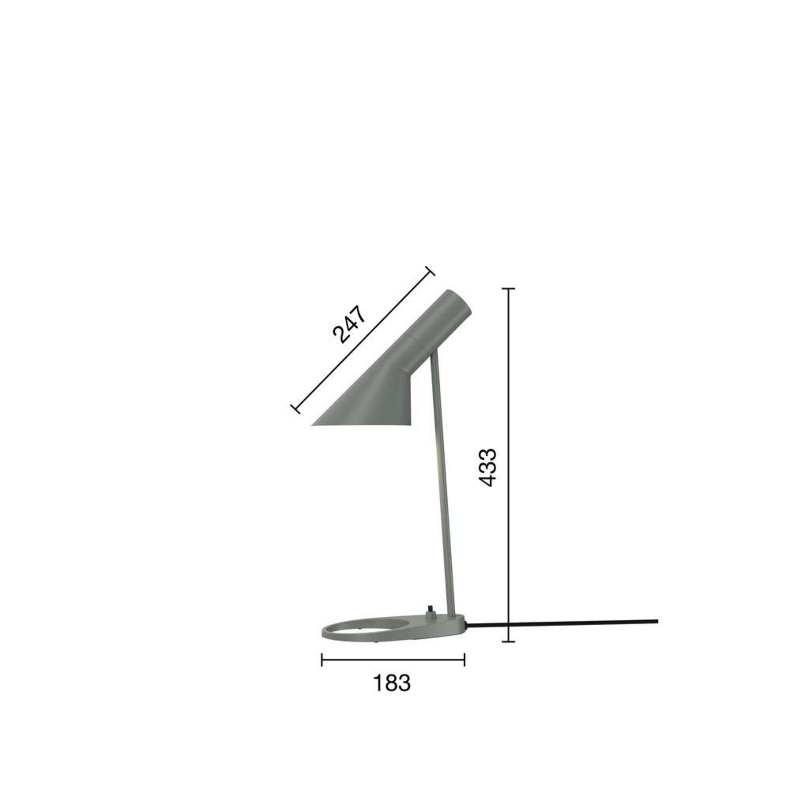 AJ Mini Table Lamp Warm Grey - Louis Poulsen