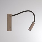 Arok LED wall light 2,700K with flex arm