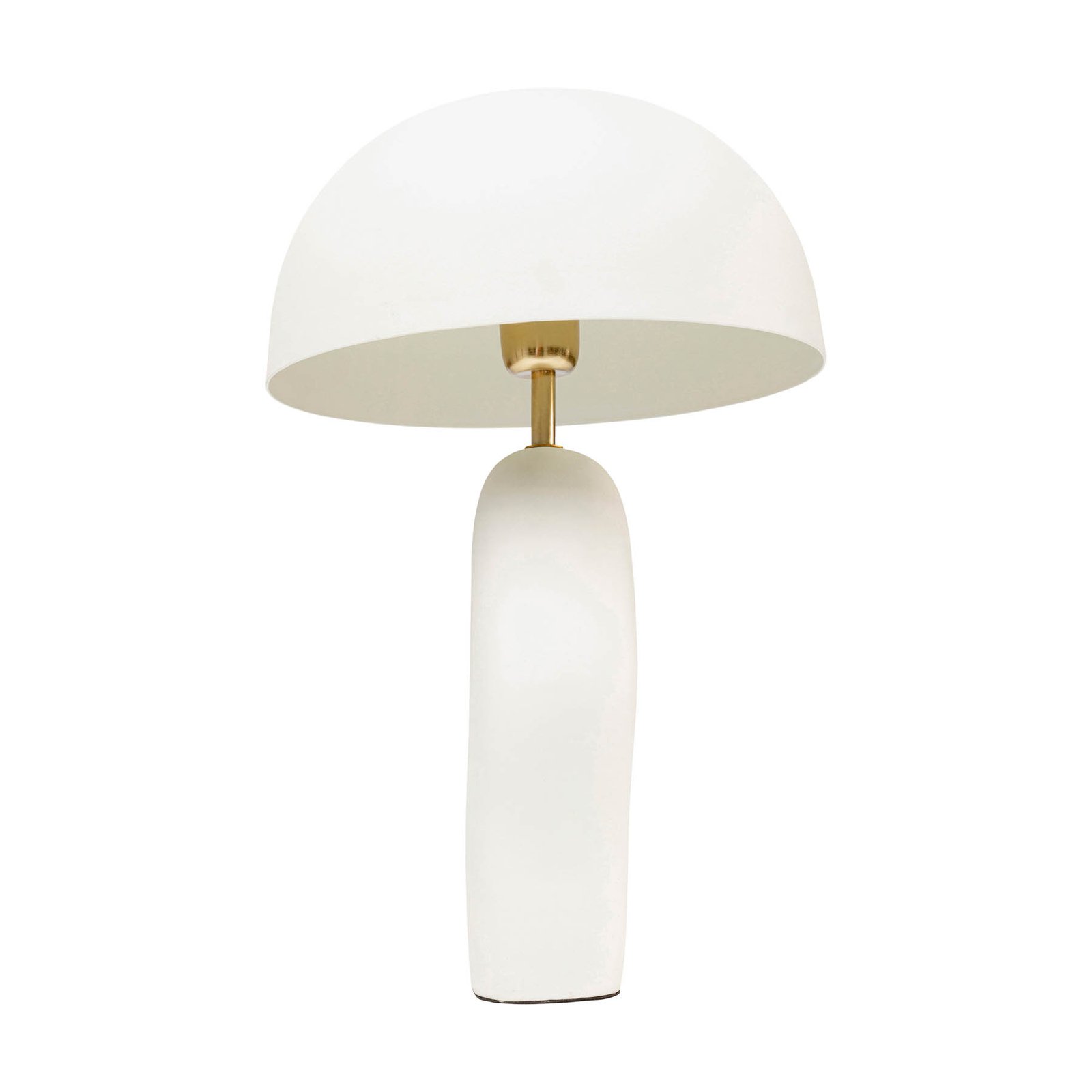 Lampa stołowa KARE Nube, biała, stal emaliowana, wysokość 48 cm