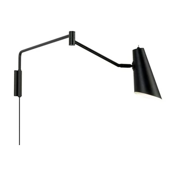 Noa Wandleuchte Long Matt Black - DybergLarsen