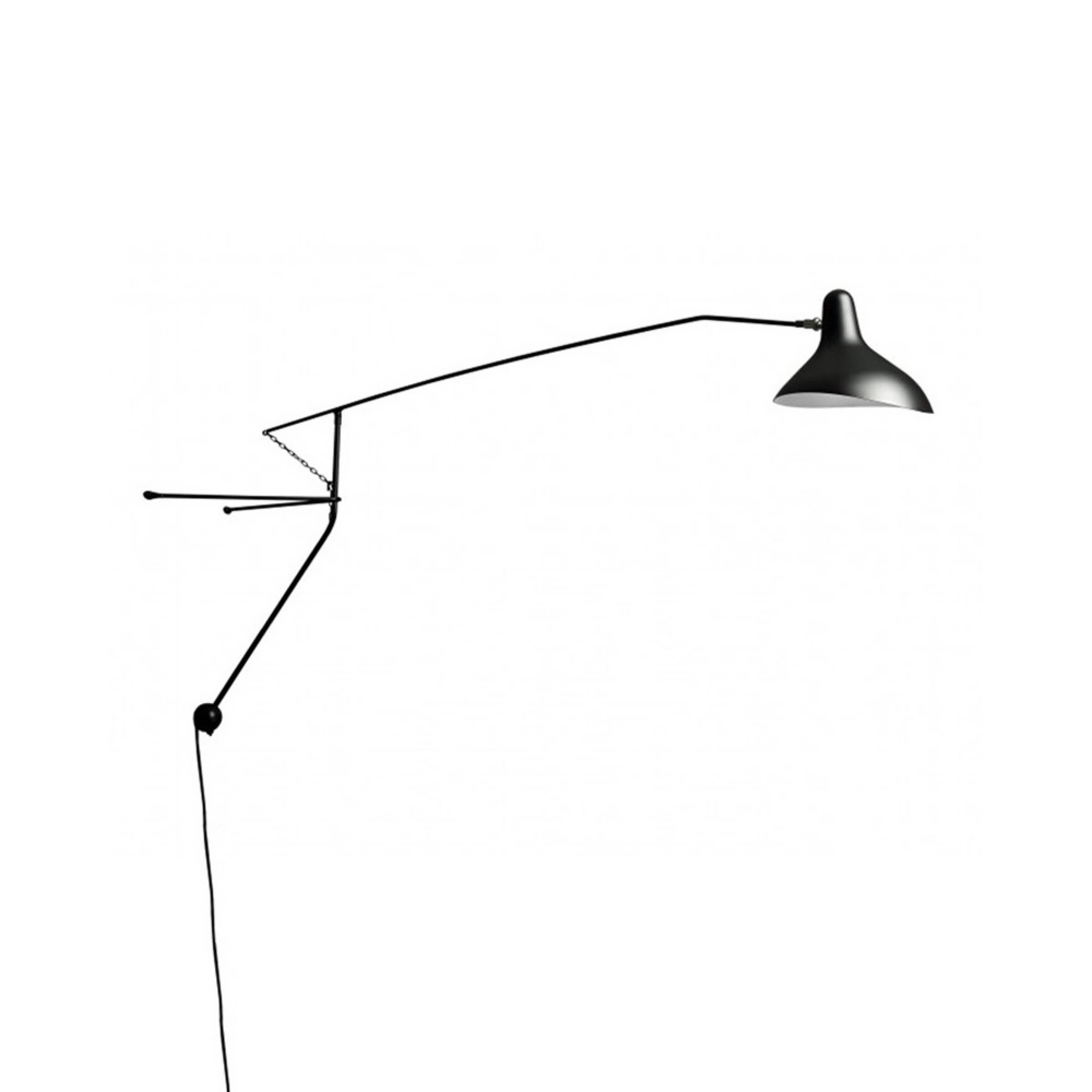 Mantis BS2 Mini Lampa Ścienna Czarna - Schottlander