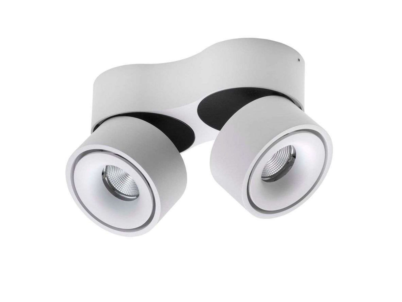 Easy Double W2100 LED-loftlampe, hvid, 2 lyskilder ANTIDARK - Stue - Aluminium