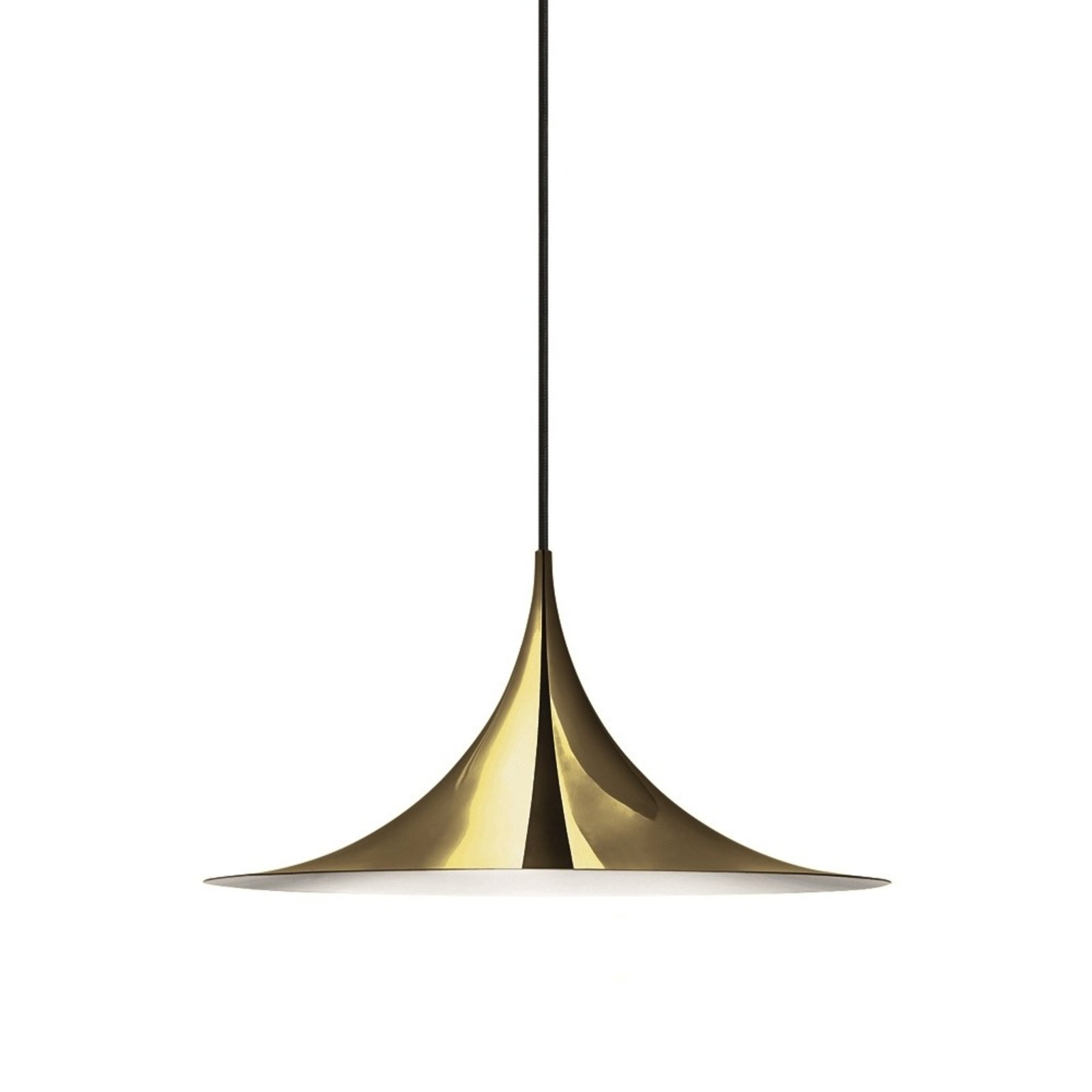 Semi Závěsná Lampa ø60 Brass - GUBI