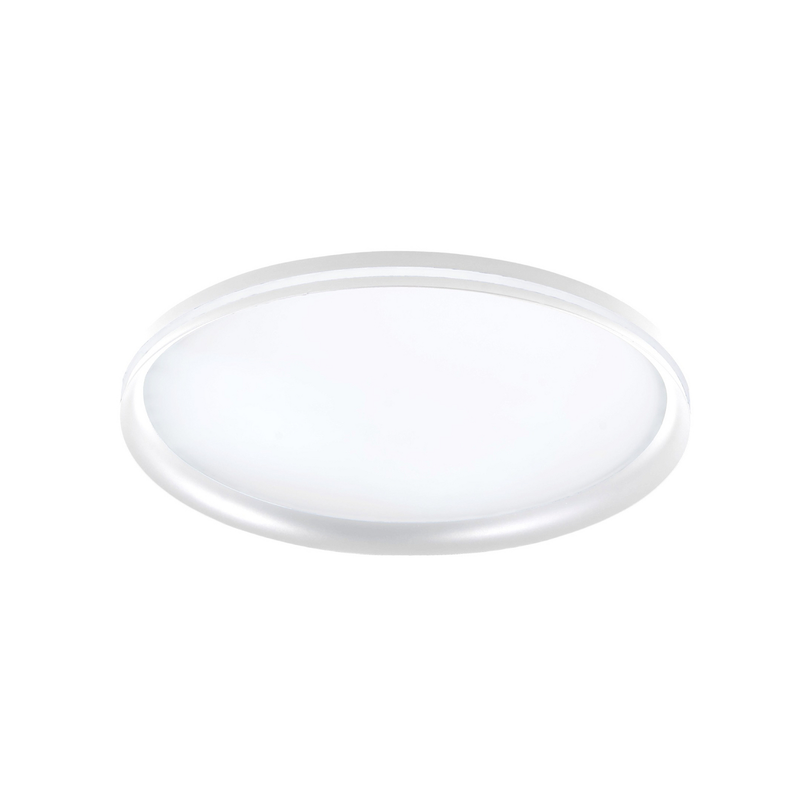LED stropní svítidlo Isy, bílé, Ø 55 cm, kov, CCT, stmívatelné