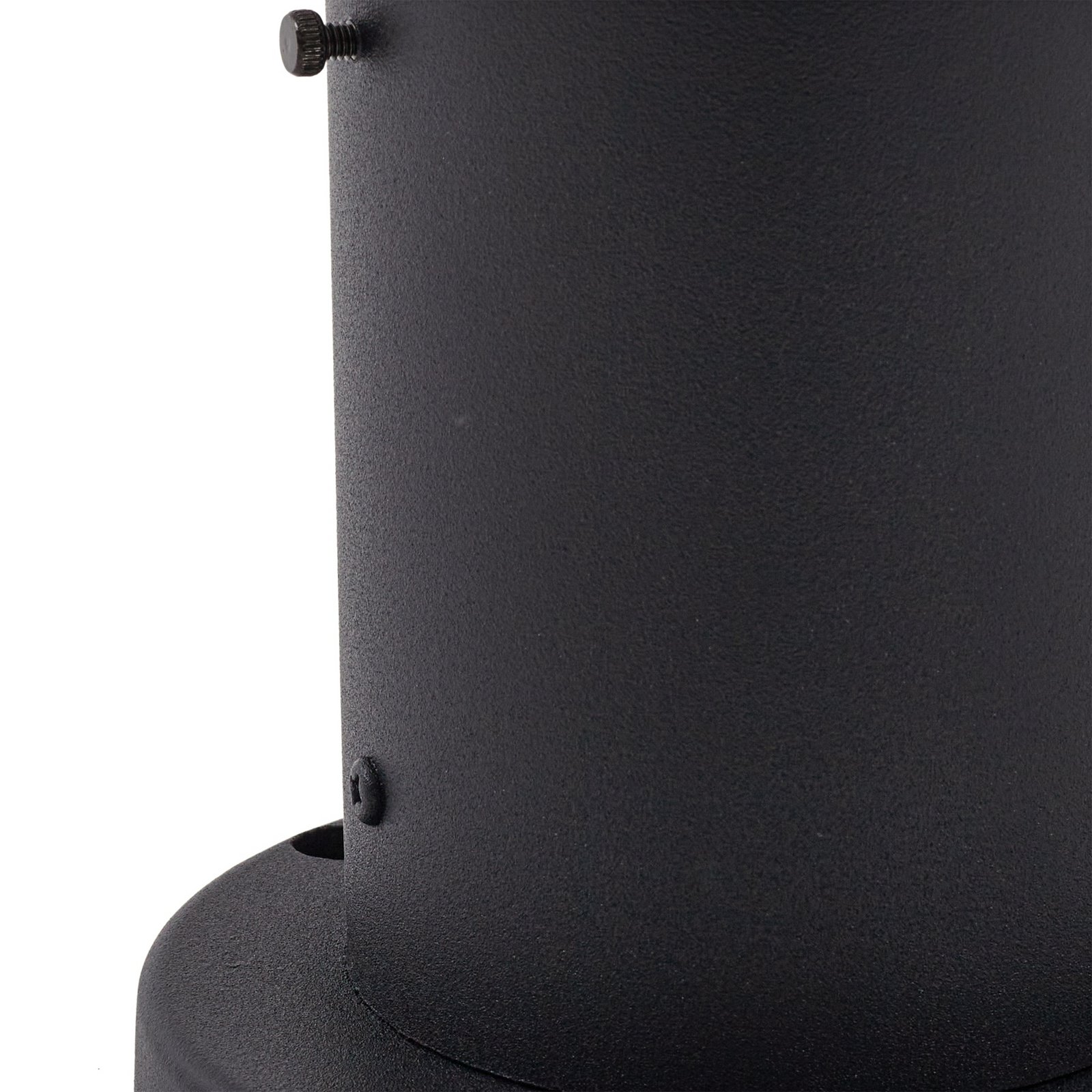 Dangan sokkellampe, højde 32 cm, hvid, metal, glas - Lindby