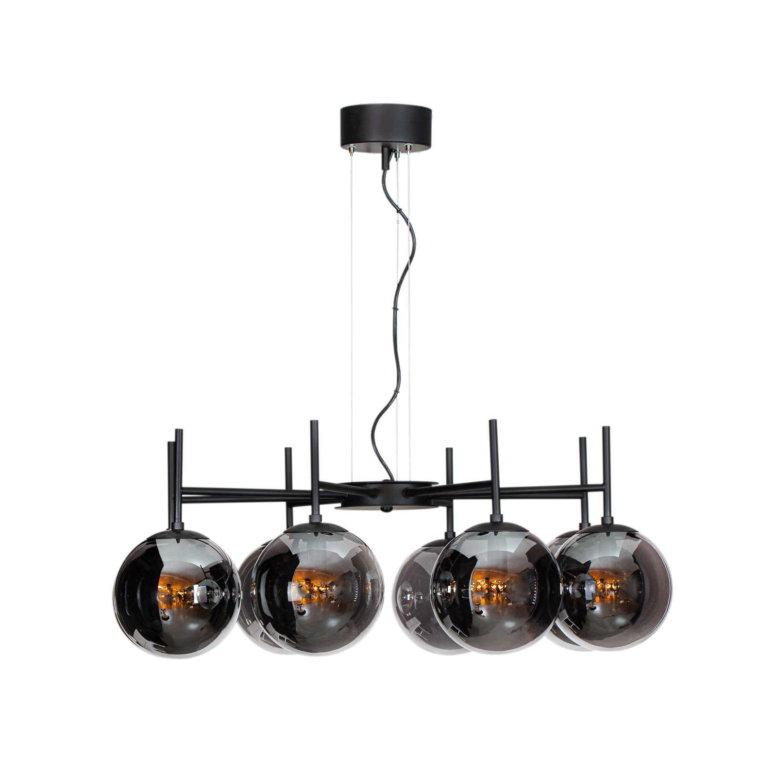 By Rydéns Boyle lampa wisząca, 8-punktowa