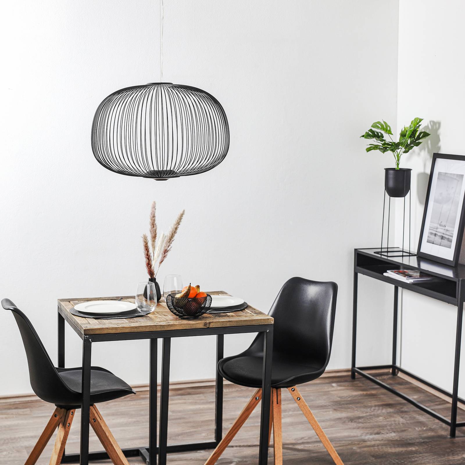 Foscarini MyLight Spokes 3 LED-Hängelampe, schwarz günstig online kaufen