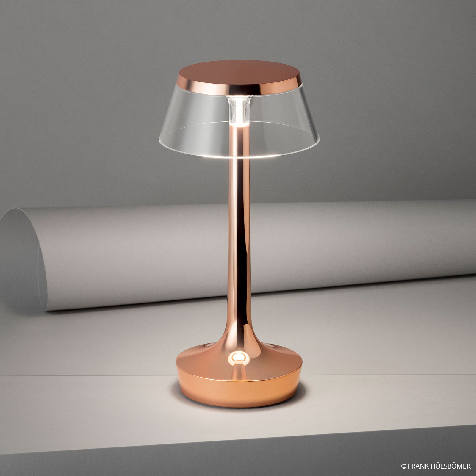 Kopparfärgad LED bordslampa Bon Jour unplugged | Lamp24.se Laddningsbar LED bordslampa Bon Jour unplugged | Lamp24.se