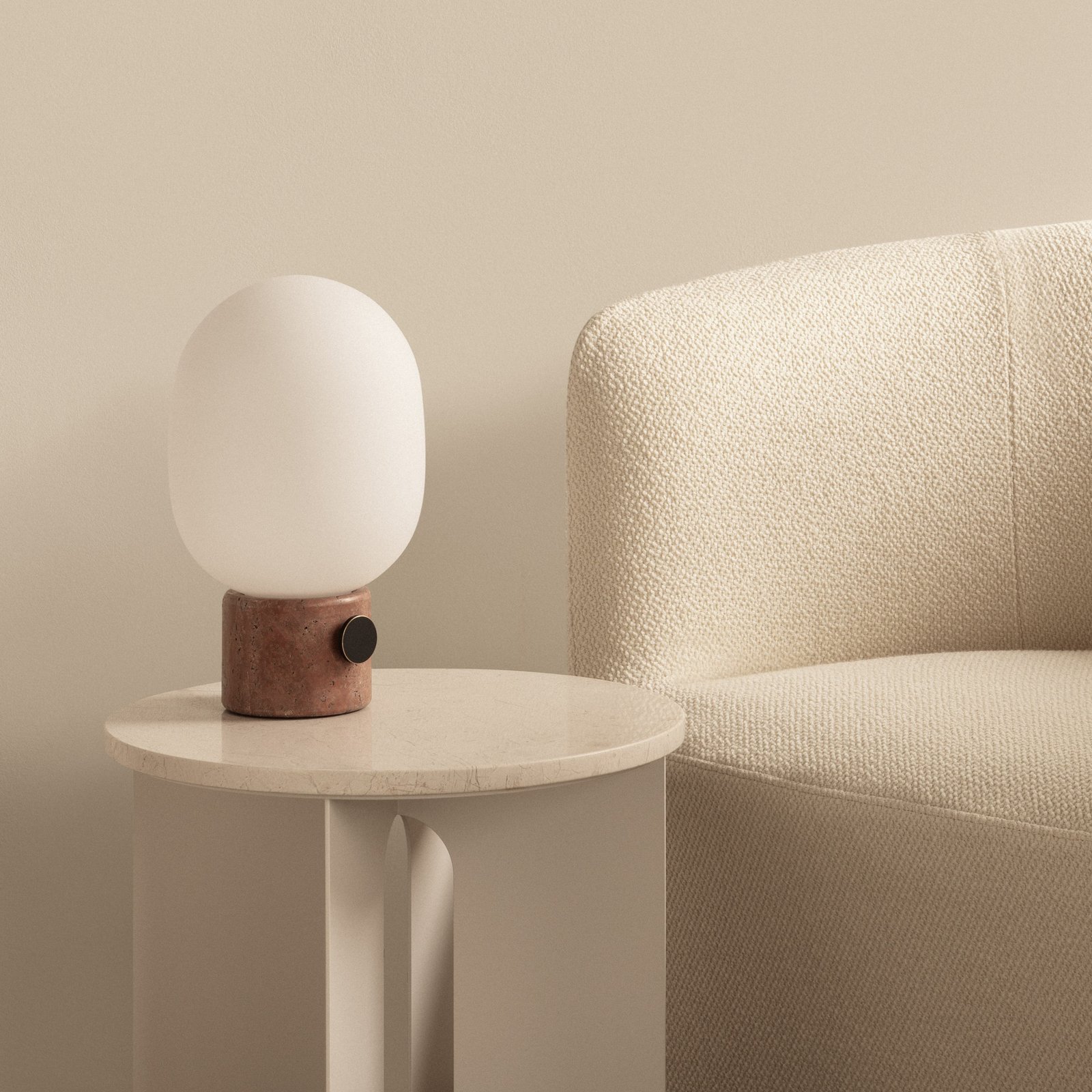 JWDA Lampa Stołowa Red Travertine - Audo Copenhagen